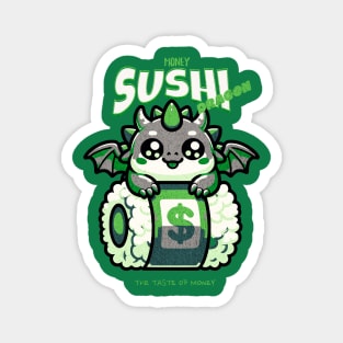 Money Sushi Dragon Magnet