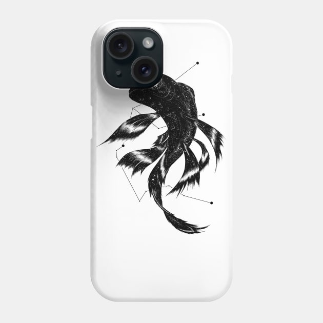 Cosmic Koi Phone Case by TenkenNoKaiten