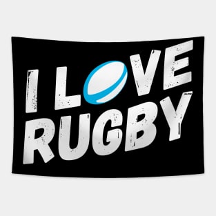 I LOVE RUGBY (ver2) Tapestry