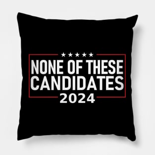 None of these Candidates 2024 Pillow