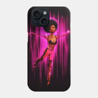 Toon black woman Phone Case