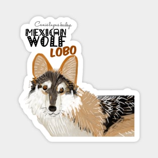 Mexican wolf Lobo Magnet