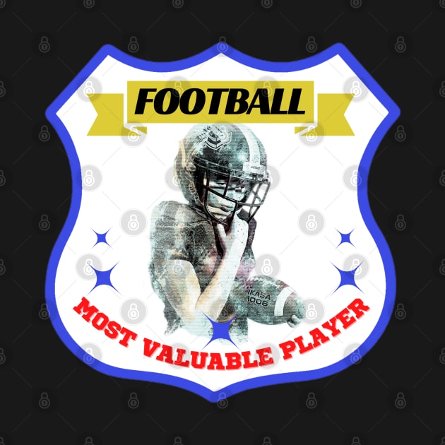 most valuable player football by Aspectartworks