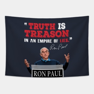 Ron Paul Truth is Treason Tapestry