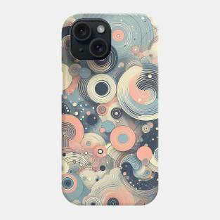 Abstract Melancholic Pastel Circle Art (A) Phone Case