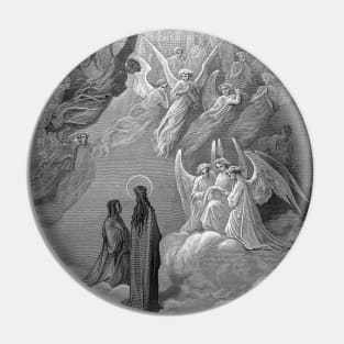 High Resolution Gustave Doré Paradiso Illustration The Song of the Just Pin