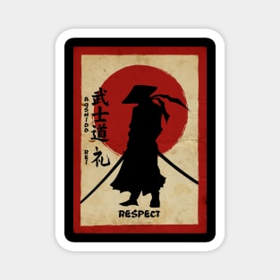 Bushido Respect Magnet