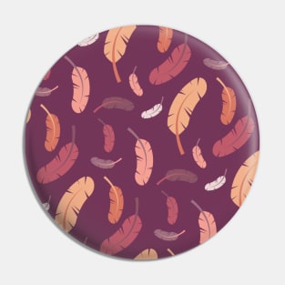 Falling Feathers Pattern Pin