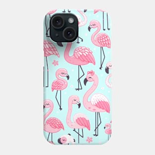 Cute Flamingo Pattern Phone Case