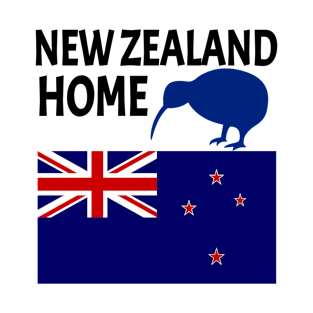 New Zealand Kiwi Home T-Shirt