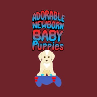 Adorable Newborn Baby Puppies T-Shirt