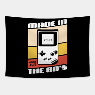 Made In The 80's Vintage Retro Gaming Tapestry