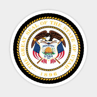 Seal of Utah (alternative) Magnet