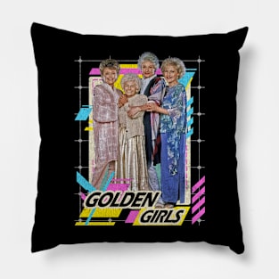 Golden Girls Retro Vintage Pillow