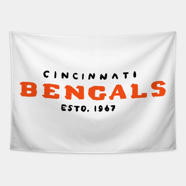 Cincinnati Bengaaaals 03 Tapestry by Very Simple Graph