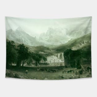 The Rocky Mountains, Lander's Peak by Albert Bierstadt Tapestry