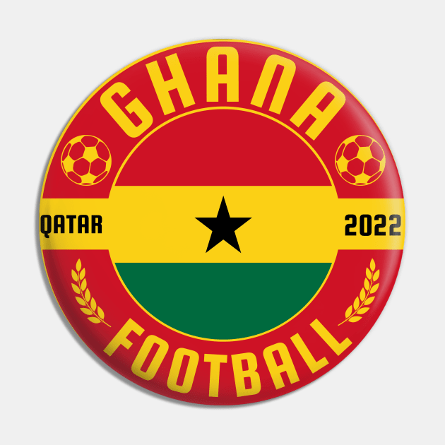 Ghana Football Pin by footballomatic