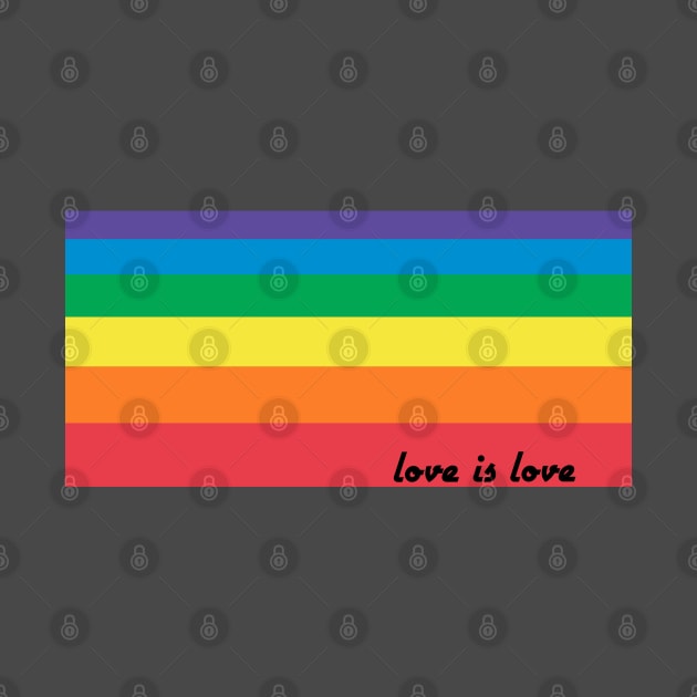 Love is Love Rainbow by candhdesigns