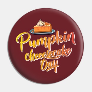 National Pumpkin Cheesecake Day – October 21 Pin