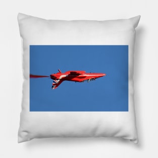 Inverted: Red Arrows Hawk Pillow