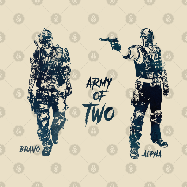 army of two masks with hoodie