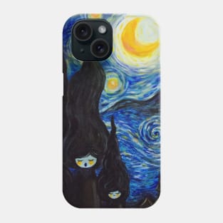 Kokeshi Starry night Phone Case