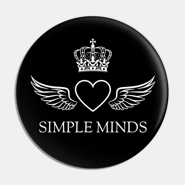 Simple Minds Wings Pin by Timeless Chaos