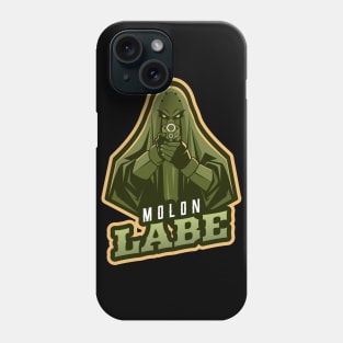 Wizard's Pointing A Gun | Molon Labe Phone Case