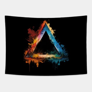 Geometric triangle Tapestry