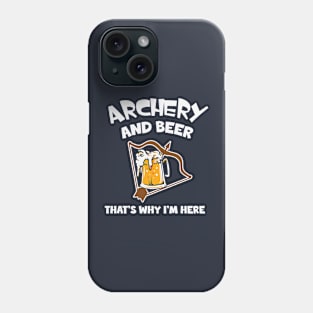 Archery And Beer Phone Case