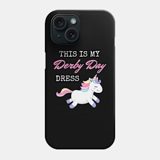 Derby Day Dress funny Unicorn Horse Racing Kids Girls teens Phone Case