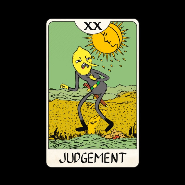 Lemongrab - Tarot Card by kvothewordslinger
