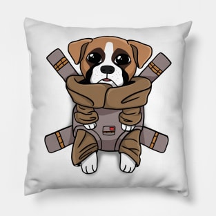 Boxer Baby Dog Pillow