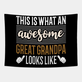 This is What an Awesome Great Grandpa Look Like Tapestry