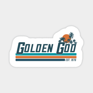 Coastal Retro Collection - Golden God Magnet
