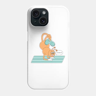 Bug doing yoga 1 Phone Case