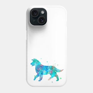 Border Collie Dog Watercolor Painting 2 Phone Case