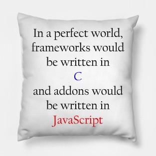 Perfect World - Programming Pillow