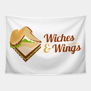 Sandwiches and Wings Food Tapestry