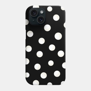 Shining white polka dots pattern Phone Case