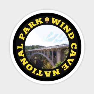 Wind Cave National Park circle Magnet