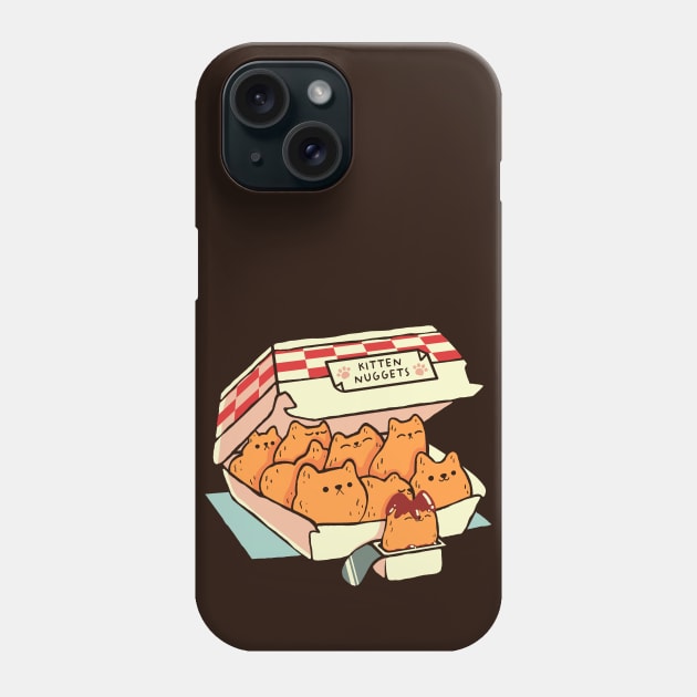 Kitten Nuggets Fast Food Cat by Tobe Fonseca Phone Case by Tobe_Fonseca