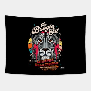 The Boogie Cat, lets sing & dance together (lion) Tapestry