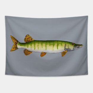 Muskellunge (Muskie) Tapestry