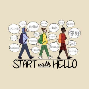 JMS and HMS Start with Hello Tshirt 2021 T-Shirt