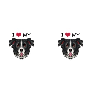 I Love My Border Collie Mug T-Shirt