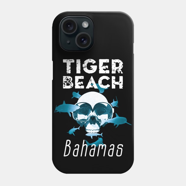 Tiger Beach - Shark Diving Phone Case by TMBTM