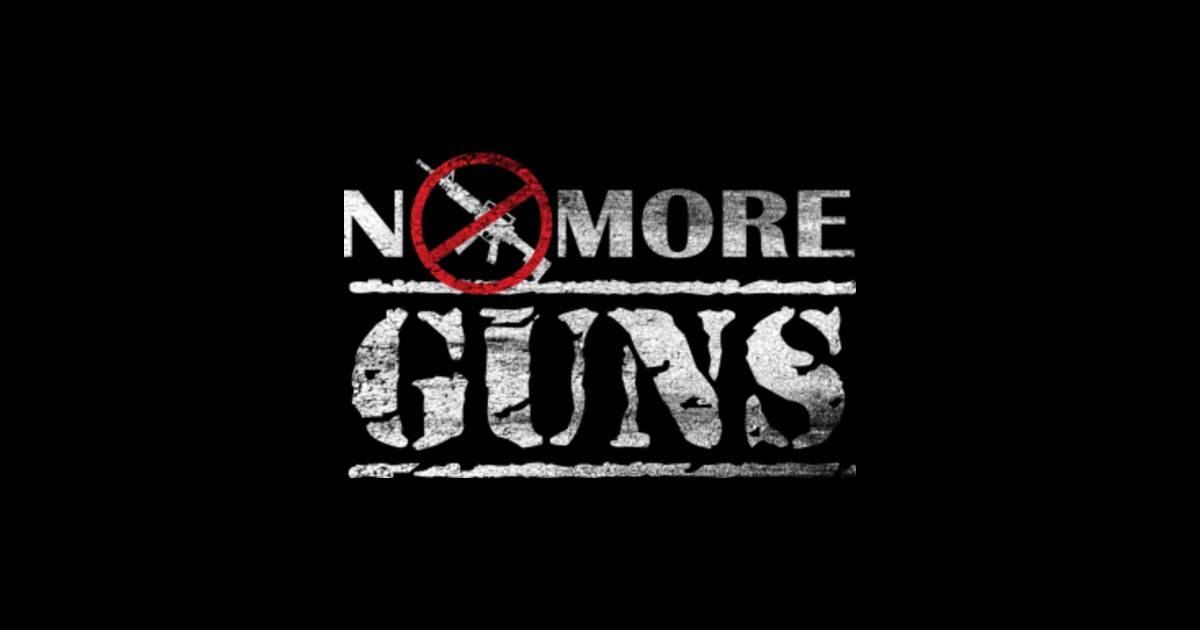No More Guns Nomoreguns Sticker TeePublic