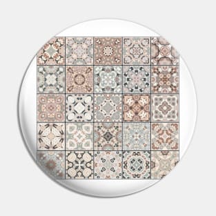 Mosaic tile tribal pattern Pin