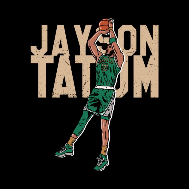 JAYSON TATUM JUMP SHOT by Tee Trends